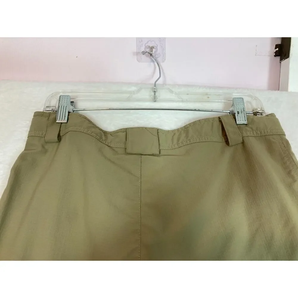 Under Armour Youth XL Khaki Nylon Hybrid Cargo Shorts Ripstop‎ Hiking Outdoor